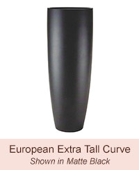 european extra tall curve container